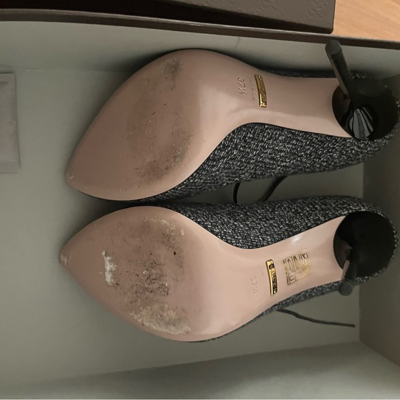 Gucci Tweed and leather Heels - Picture 3 of 5